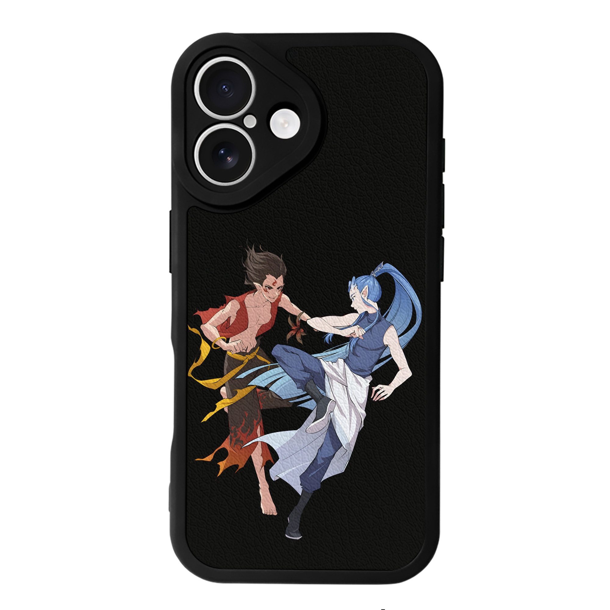 （画像用） Ne Zha 2 ナタ 魔童の大暴れ 【iPhone 16シリーズ対応】シリコンスマホケース（レザー調） 材質：シリコン